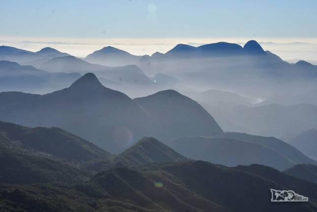 A paisagem grandiosa da parte alta do Parque Nacional da Serra dos Órgãos, no Rio de Janeiro